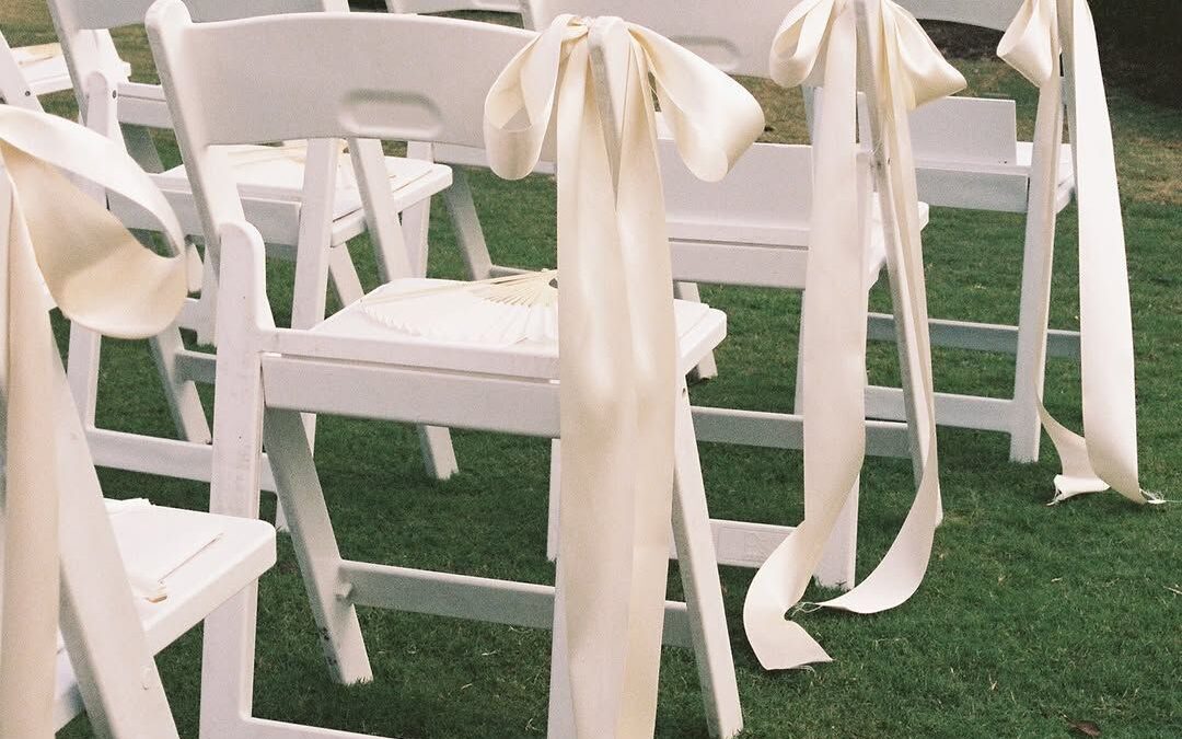 A Simple Touch: Elevate Your Event with Chair Sashes