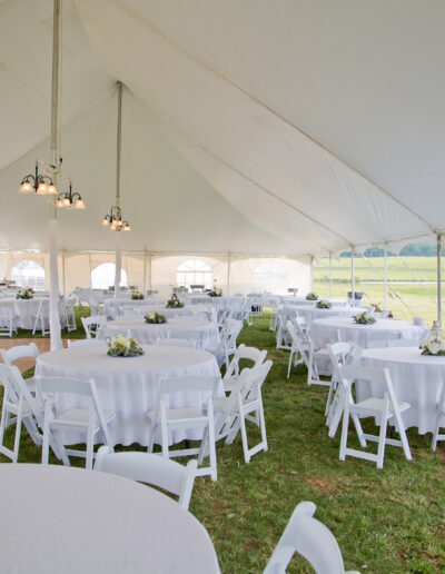 40 x 80 Pole Tent with Dance Floor