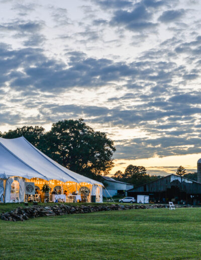 40 x 80 Pole Tent with Sidewalls