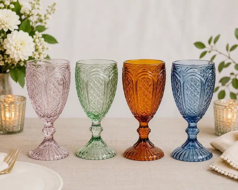 Colored glassware