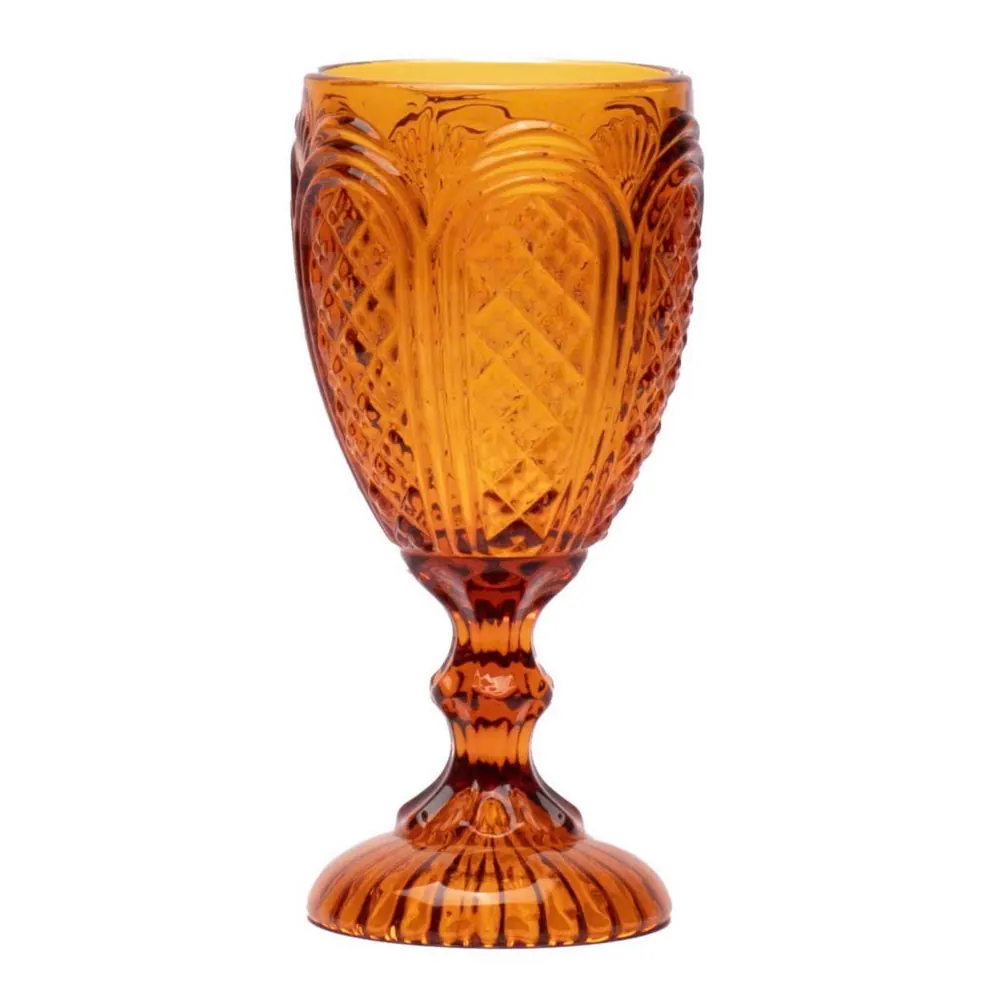 Amber Vintage Goblet