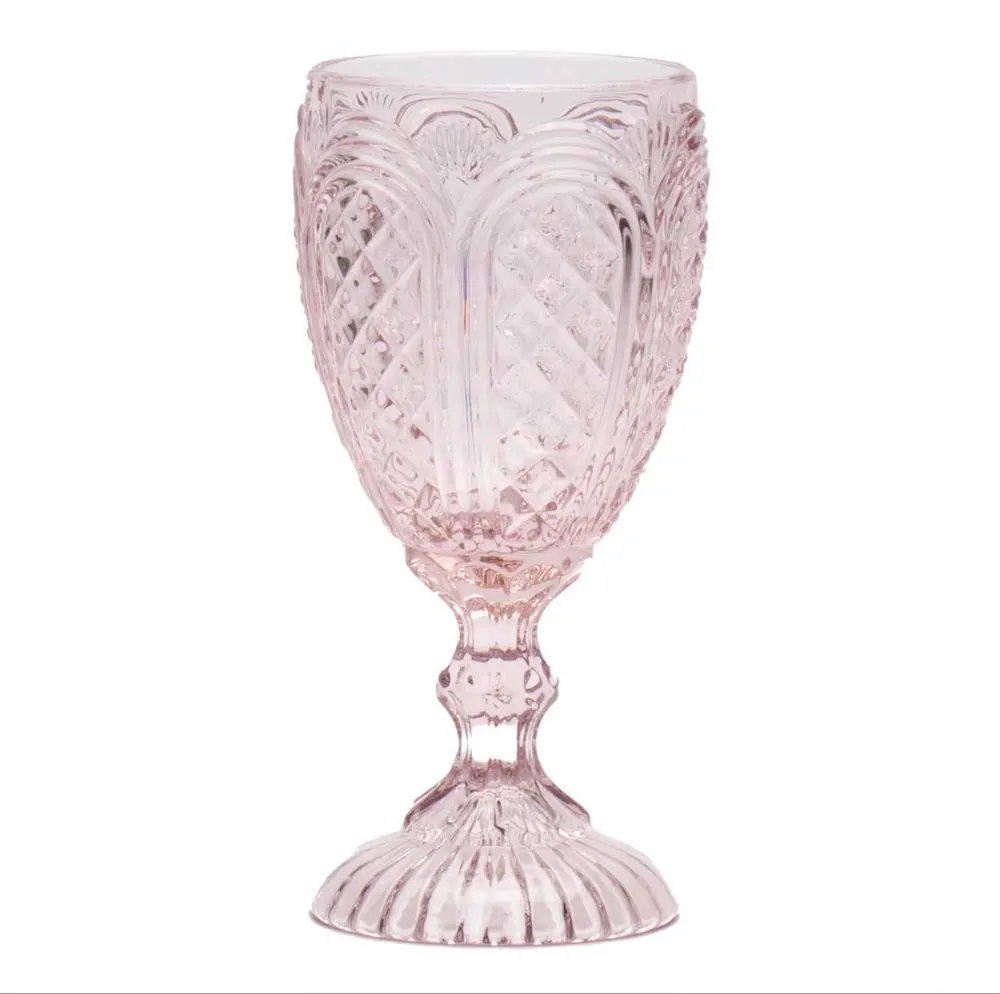 Pink Vintage Goblet